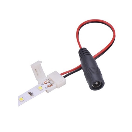 

Коннектор Lamper 144-106-1 питания с джеком для одноцветных светодиодных лент 120 диодов/метр с влагозащитой, 144-106-1