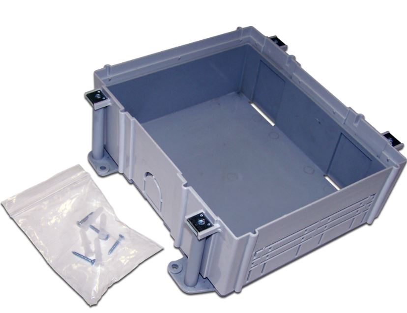 

Коробка монтажная Lanmaster LAN-WA-FLBP-MB/6 для лючка в пол на 6 модулей, LAN-WA-FLBP-MB/6