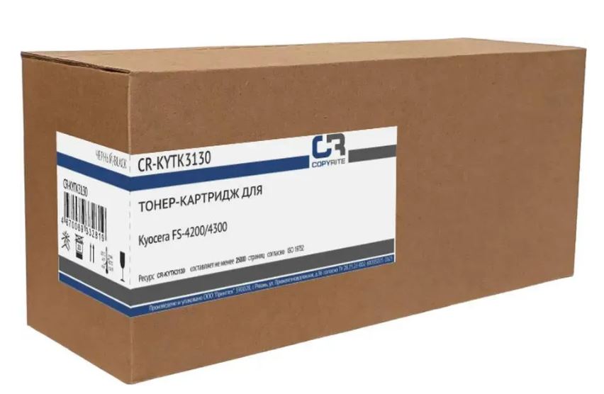 

Тонер-картридж CopyRite CR-KYTK3130 для Kyocera FS-4200/4300, TK-3130, 25000 стр, black, CR-KYTK3130