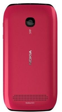 фото Мобильный телефон  Nokia 603 Black Fuchsia