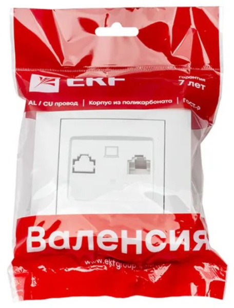 фото Розетка компьютерная в сборе EKF EWK01-035-10 в Уфе