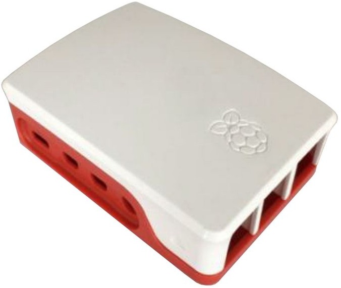 

Корпус ACD RA597 Red+White ABS Case for Raspberry 4B (RASP1967), RA597