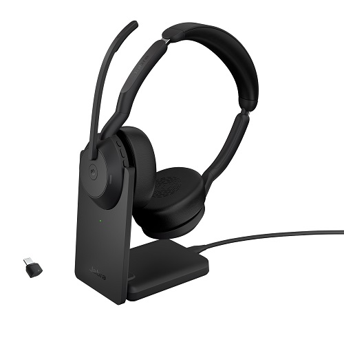 

Гарнитура беспроводная Jabra Evolve2 55 25599-999-889 Link380c MS Stereo Stand, Evolve2 55