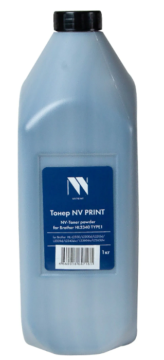 

Тонер NVP NV-HL2340-TYPE1-1KG для Brother HL-L2300, L2340, L2360, L2365, L2380, DCP-L2500, L2520, L2540, L2560, L2700, L2740, DCP-L2500, black, NV-HL2340-TYPE1-1KG