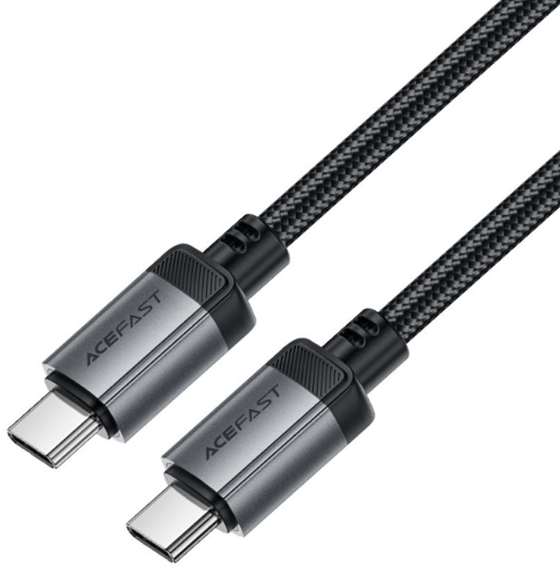 

Кабель ACEFAST C20-03 для зарядки и передачи данных с цифровым дисплеем USB-C To USB-C Aluminum Alloy Charging Data Cable. Цвет: черный, C20-03