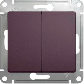 

Выключатель Schneider Electric GSL001451 GLOSSA 2-клавишный сх.5 (сиреневый туман), GSL001451