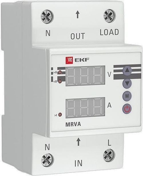 

Реле EKF MRVA-50A напряжения и тока с дисплеем MRVA 50А PROxima, MRVA-50A