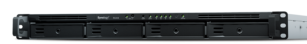 

Модуль расширения Synology RX418 (Rack 1U) for RS818+, RS818RP+, RS816, RS815+, RS815RP+, RS815 up to 4hot plug HDDs SATA(3,5' or 2,5')/1xPS incl eSAT, RX418