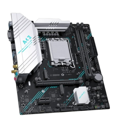 фото Материнская плата mATX MAXSUN MS-B760M GAMING WIFI ICE в Воронеже