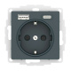 фото Розетка с заземлением с 2 USB  Systeme Electric ATN001430 в Волгограде