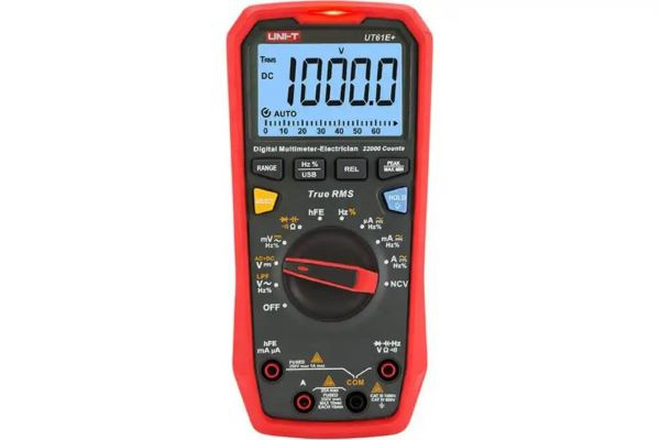 Изображение товара Профессиональный мультиметр UNI-T UT61E+ с подсветкой и функцией удержания данных