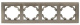 фото Рамка четверная  EKF EWM-G-304-40 в Казани