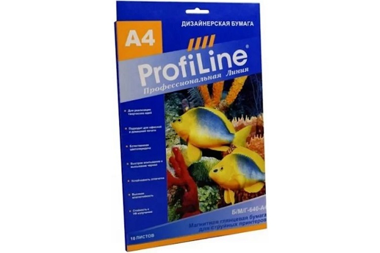 

Фотобумага ProfiLine PL_MgMP_640_10x15_25 магнитная матовая, 640г/м2, 10x15, 25л, 4800 dpi ProfiLine, PL_MgMP_640_10x15_25