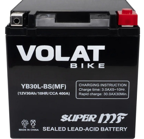 фото Батарея  VOLAT YB30L-BS(MF)Volat в Санкт-Петербургe