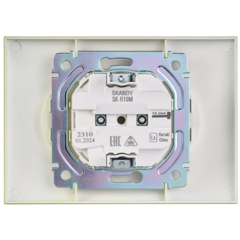 фото Розетка двухместная без заземления в сборе IEK SK-R20-10-K06-F в Омске