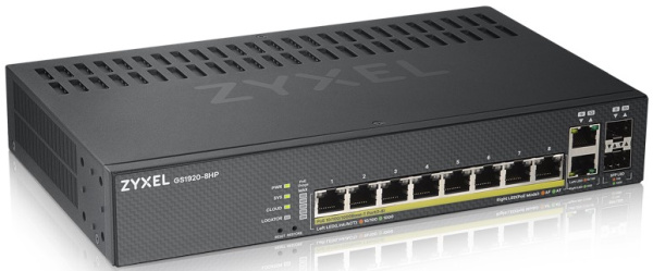 фото Коммутатор управляемый ZYXEL GS1920-8HPV2-EU0101F в Омске