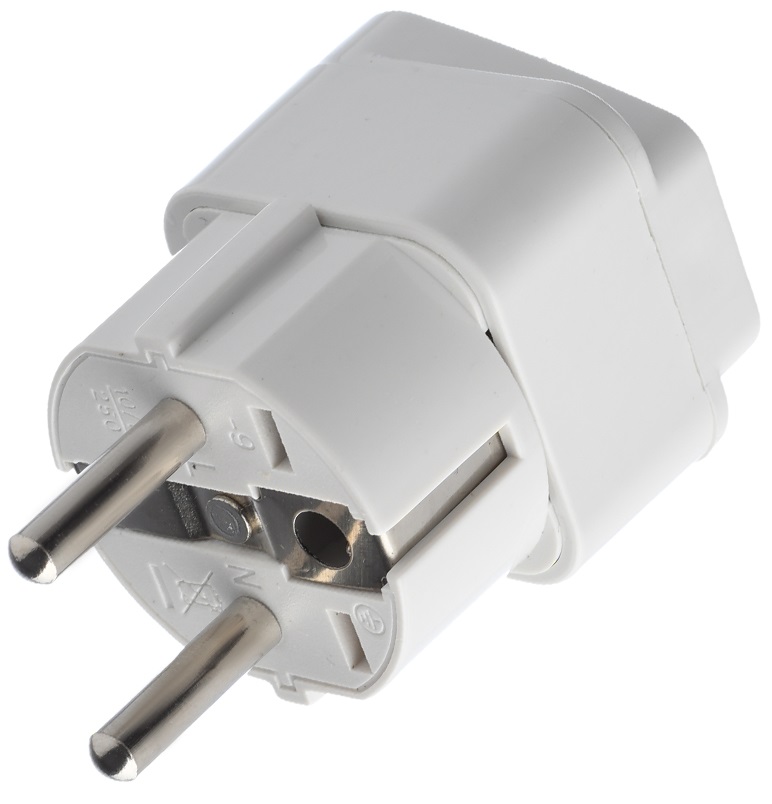 

Переходник GoPower 00-00025058 сетевой универсальный 1р.С/З белый (1/10/800), 00-00025058