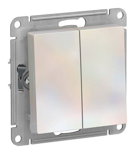 Изображение товара Выключатель двухклавишный Systeme Electric ATN000417