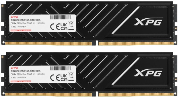 фото  DDR4 16GB (2*8GB) ADATA AX4U32008G16A-DTBKD35 в Самаре