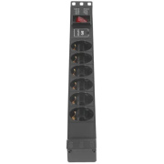 фото Блок розеток Exegate ServerPro PDU-19H607 Al-6S-C14-SW-SPD1