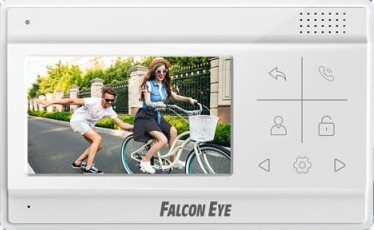 

Видеодомофон Falcon Eye Vela цветной, TFT LCD 4,3" 480x272, PAL/NTSC, Hands-Free, 2 вызывные панели,, Vela
