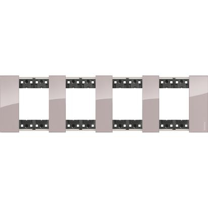 Изображение товара Декоративная рамка BTicino KA4802M4DM для 4 постов Living Now