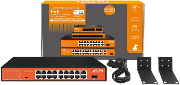 фото Коммутатор неуправляемый Wi-Tek WI-PS518GH в Красноярске