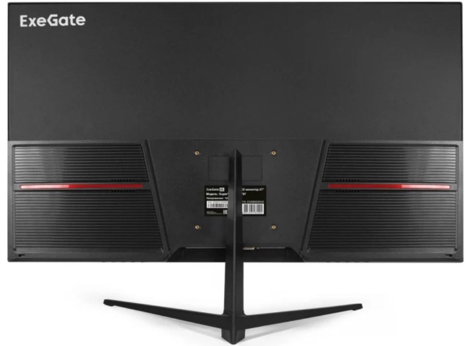 

Монитор 27" Exegate SuperView EH2707 EX298355RUS 1920x1080 LED, 16:9, IPS, 250cd, 1300:1, 5ms, 178/178, D-Sub, HDMI, 100Hz, tilt, VESA, black, SuperView EH2707
