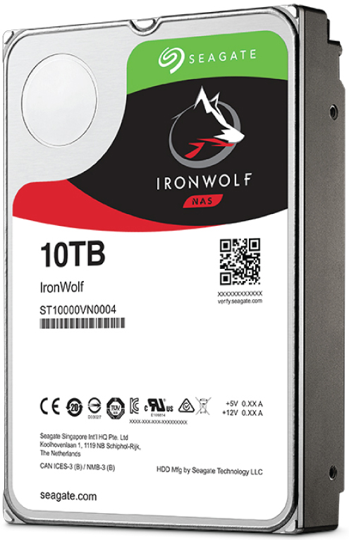 

Жесткий диск 10TB SATA 6Gb/s Seagate ST10000VN0004 3.5" IronWolf 7200rpm 256MB Bulk, ST10000VN0004