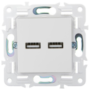 фото Розетка USB IEK SK-U21-D31-K01
