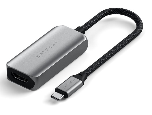 

Адаптер Satechi ST-AC8KHM USB-C To HDMI 2.1 8K - space gray, ST-AC8KHM
