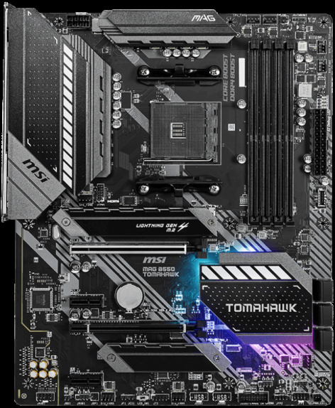 фото Материнская плата ATX MSI MAG B550 TOMAHAWK
