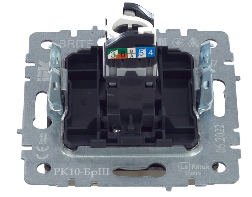 фото Розетка компьютерная  IEK BR-K10-1-K37 в Самаре