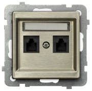 фото Розетка Ospel GPT-2RMN/m/44