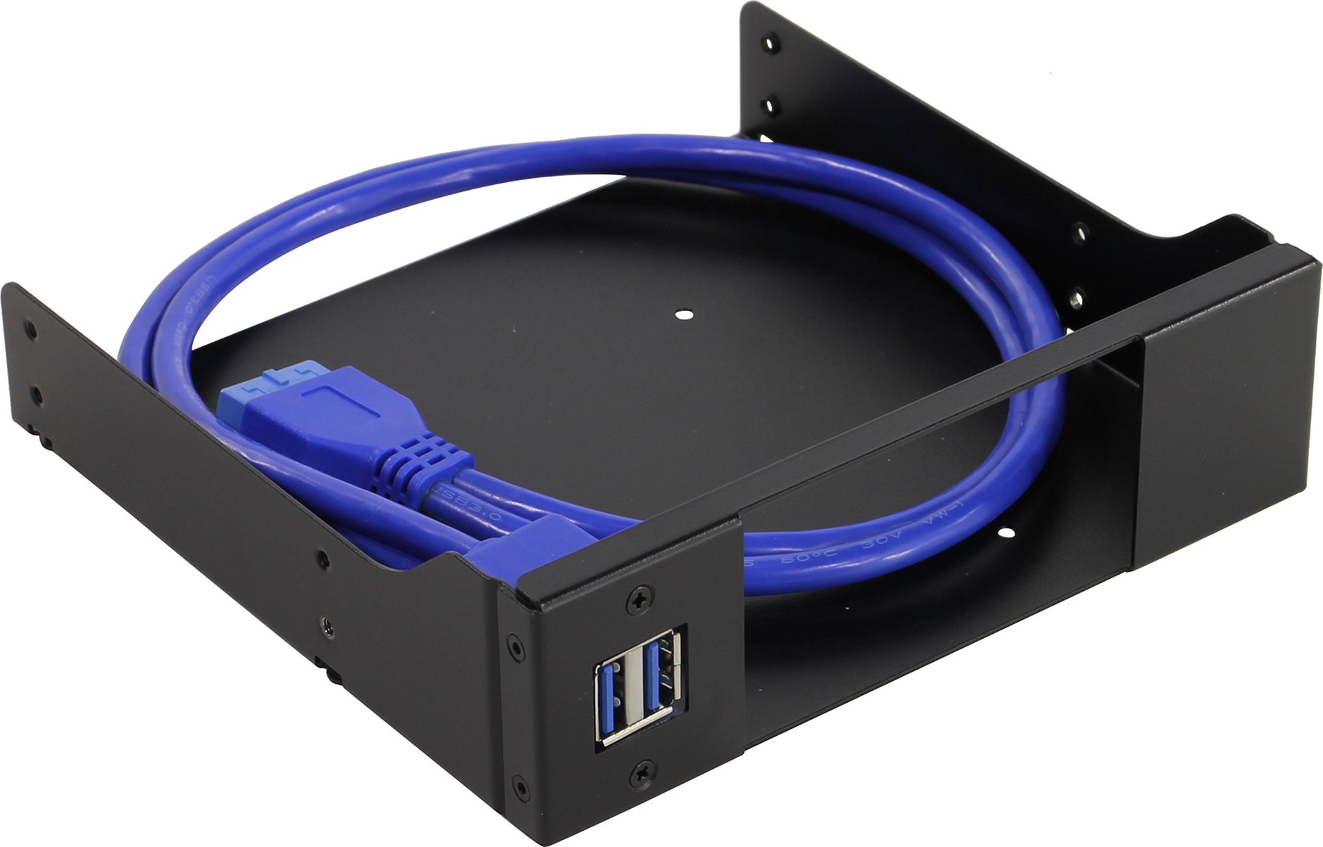 

Крепление Procase MU-102-USB3-BK для установки одной корзины серии MU в отсек 5.25", 2*USB 3.0, MU-102-USB3-BK