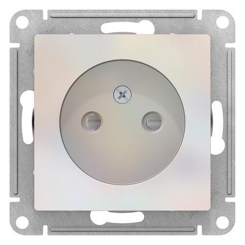 

Розетка Schneider Electric ATN000449 AtlasDesign, без заземления, со шторками, 16А, механизм, жемчуг, ATN000449