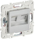 фото Розетка компьютерная двойная IEK SK-K20-1-K23