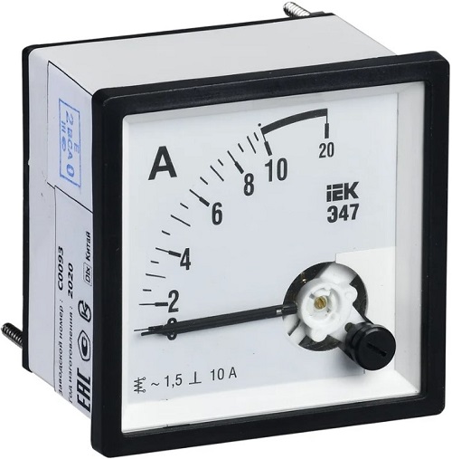 

Амперметр IEK IPA10-6-0010-E Э47 10А кл. точн. 1,5 72х72мм, IPA10-6-0010-E