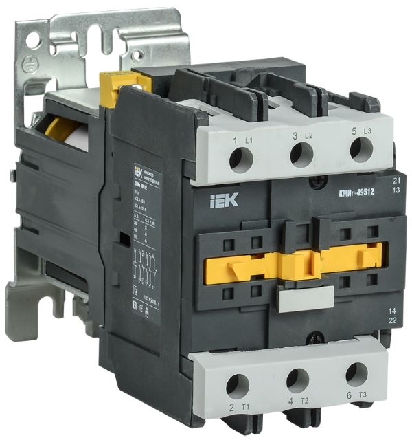 

Контактор IEK KMD41-095-230-11 КМИп-49512 95А 230В/АС3 1NO;1NC, KMD41-095-230-11
