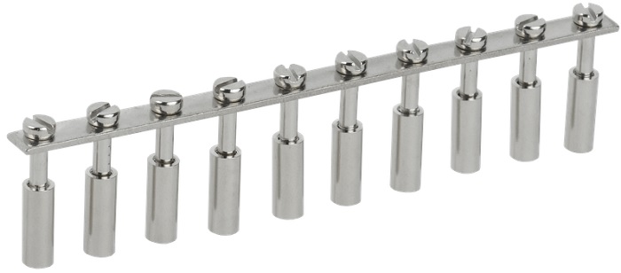 

Перемычка IEK YZN30Q-010-10P центральная для КВИ-10мм2 10PIN, YZN30Q-010-10P