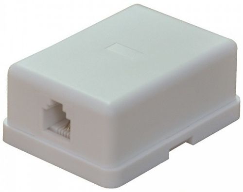 

Розетка W&T WT-6009A 1хRJ-11 6P4C, WT-6009A