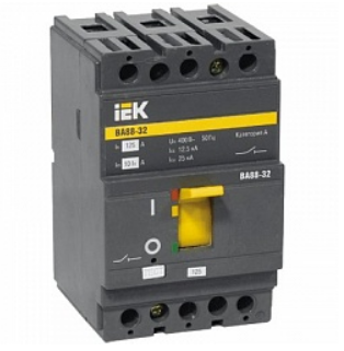 

Автоматический выключатель IEK ВА88-32 SVA10-3-0040 трехполюсный 40А 25кА РЭ500А, ВА88-32