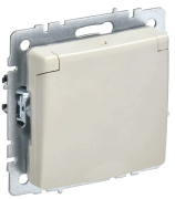 фото Розетка с заземлением IEK BR-R16-16-44-K10