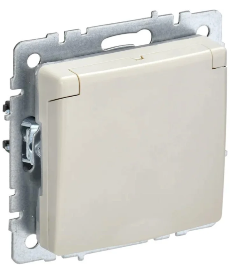 фото Розетка с заземлением  IEK BR-R16-16-44-K10 в Омске