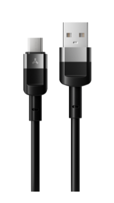 

Кабель интерфейсный AccesStyle AM24-T100 Black USB - Micro USB, Сила тока: 2,4А; Длина: 100 см; Оплётка: ТПУ, AM24-T100 Black
