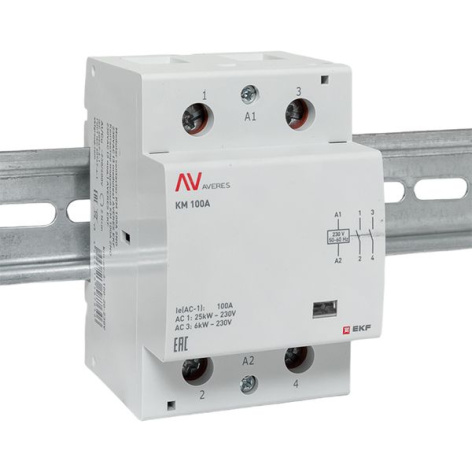 фото Контактор модульный EKF km-av-3-100-20-230V в Ростове-на-Дону