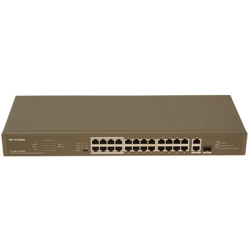 

Коммутатор неуправляемый IP-Com F1126P-24-250W 24 порта PoE, 2 гигабитными портами и 1 комбинированным SFP портом. Бюджет PoE: 130 Вт, F1126P-24-250W
