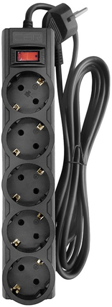 фото Сетевой фильтр  CBR CSF 2505-3.0 Black PC в Уфе