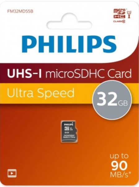 фото Карта памяти MicroSDHC 32GB Philips FM32MD55B/97 в Уфе