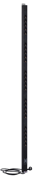 

Блок розеток ЦМО R-16-25S-FI-1820-3 вертикальный Rem-16 с фил. и инд., 25 Schuko, 16 A, алюм., 42...48U, шнур 3 м, R-16-25S-FI-1820-3